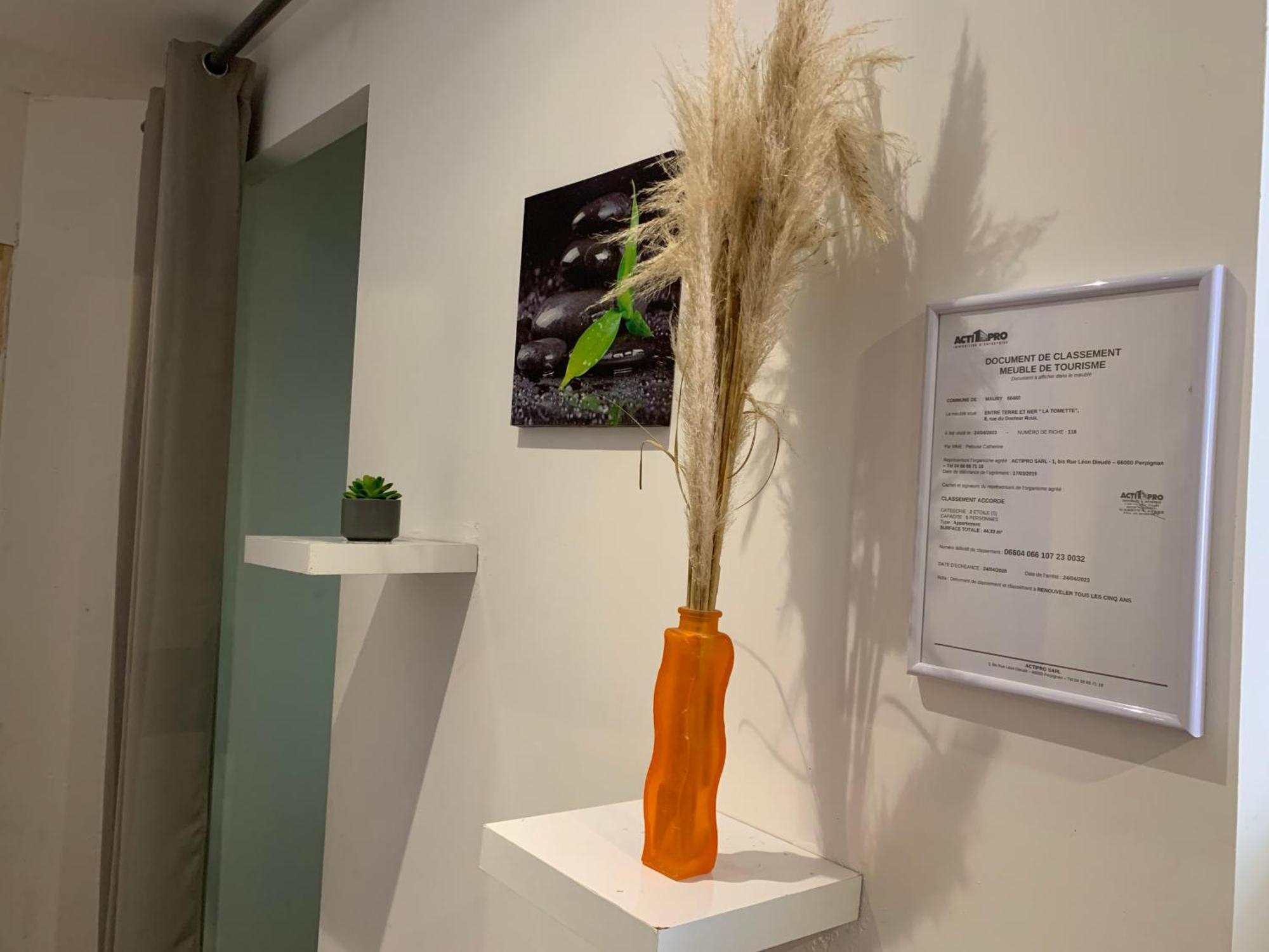 Apartament La Tomette - Le Charme De L'Authentique Maury Zewnętrze zdjęcie
